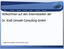 Tablet Screenshot of dr-kress.com